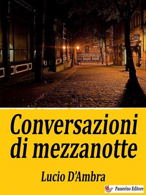 cover image of Conversazioni di mezzanotte